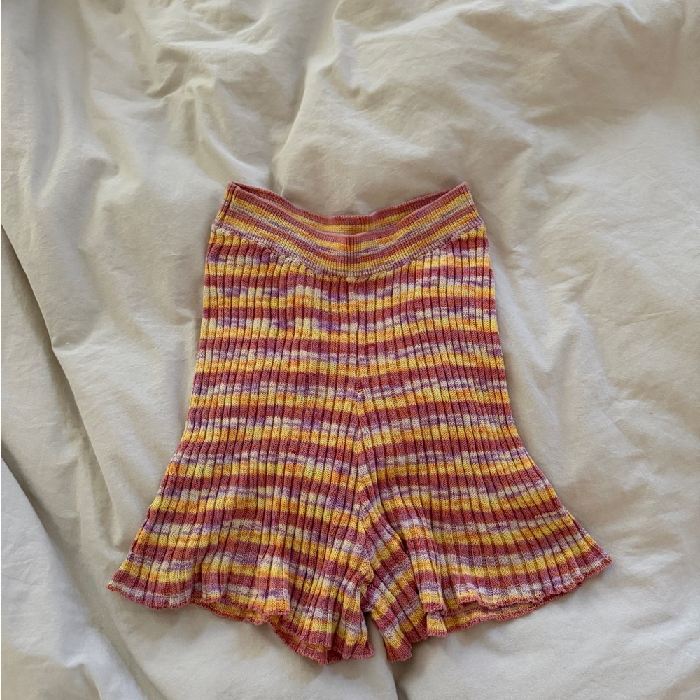 knit free people shorts size xs